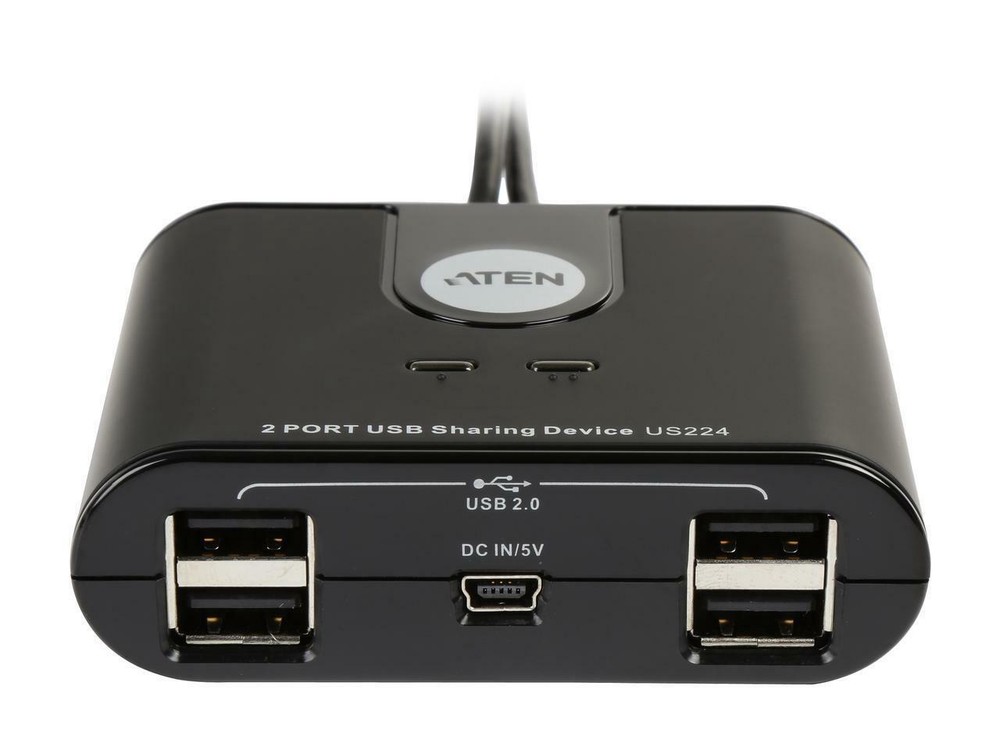 ATEN US224 2-Port USB Peripheral Sharing Device