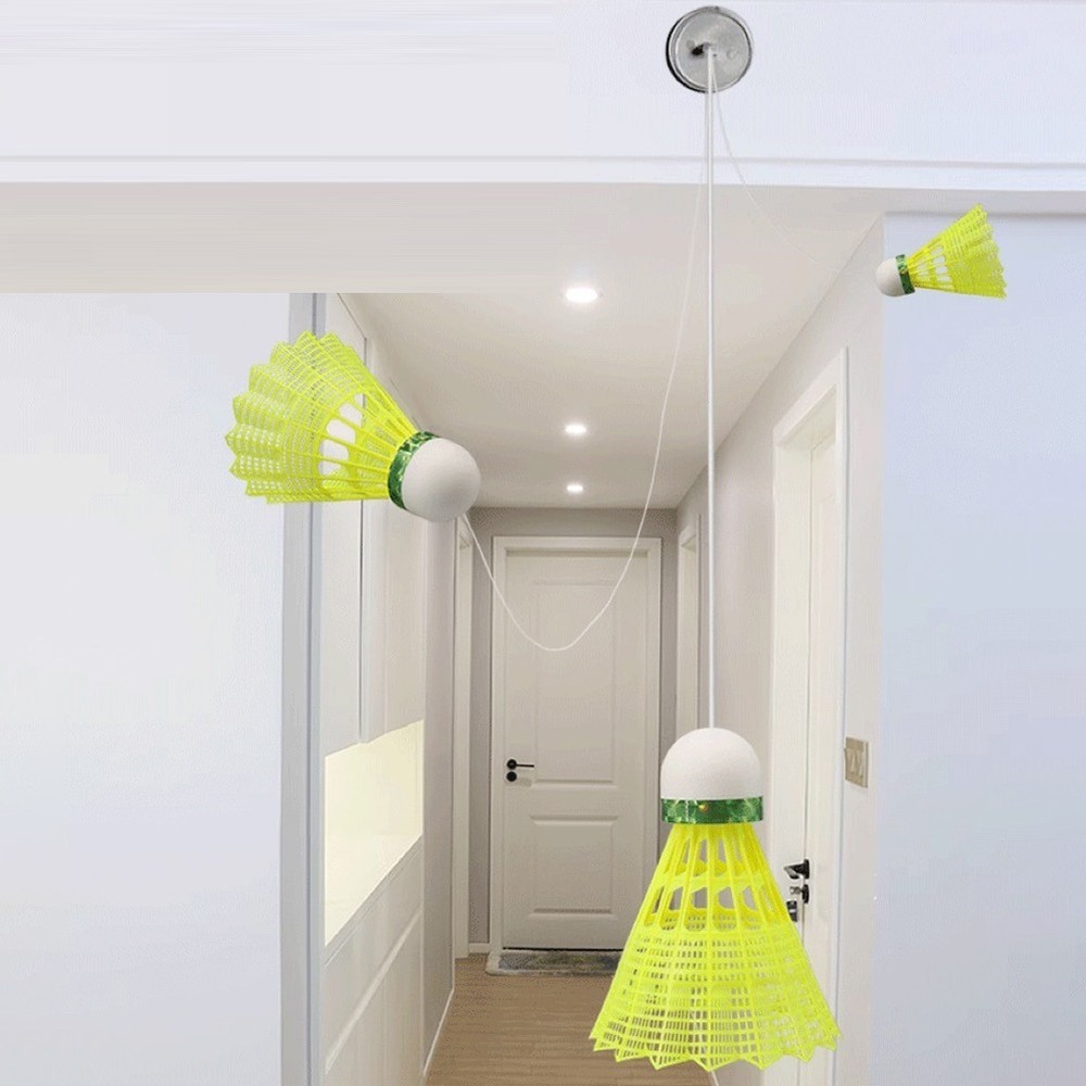 Automatic Badminton Rebound Trainer with Easy Fix Wall and Ceiling Mount