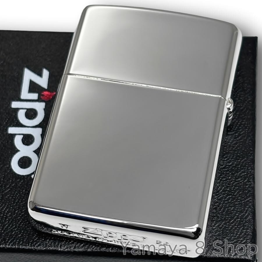 Zippo Armor Case V-Wing Silver Plating Deep Etching Regular Case Japan