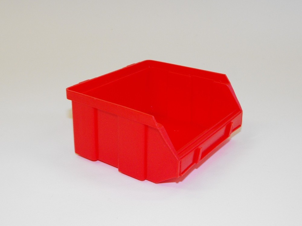 2 Harbor Freight Wall Mount Hanging Storage Bins Replacement Red Small Plastic