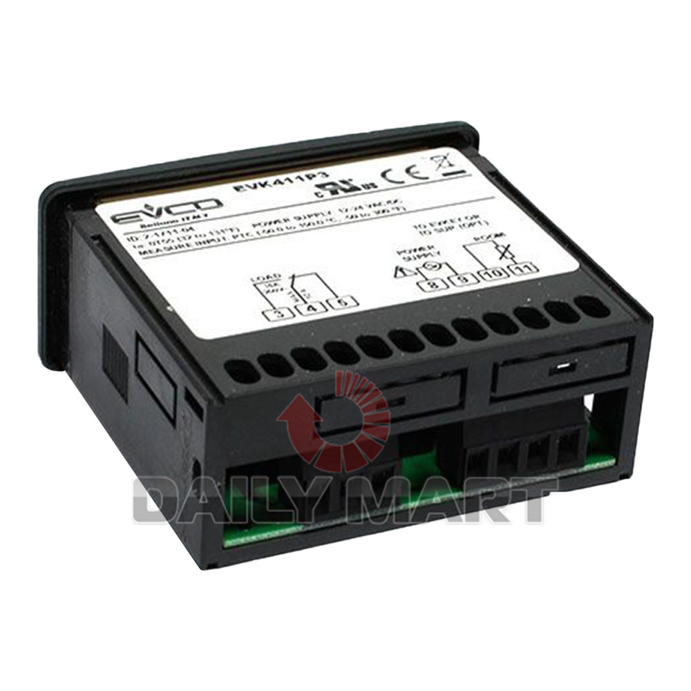 New In Box EVCO EVK411P3 Temperature Controller 250V 10A