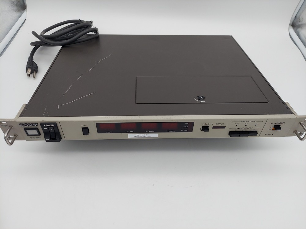 Sony BVG-1500 Rack Mounted Time Code Generator