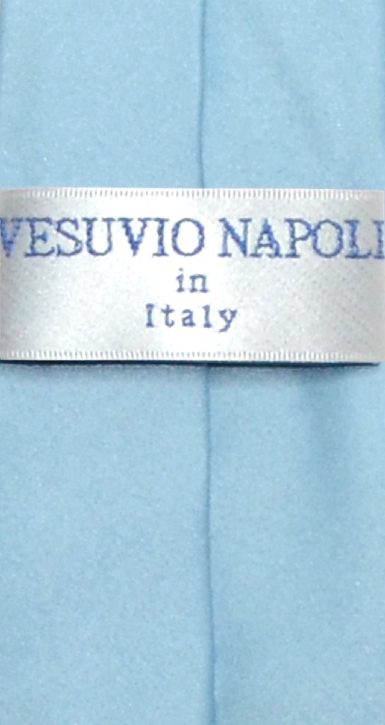 Vesuvio Napoli Boys CLIP-ON NeckTie Solid BABY BLUE Color Youth Neck Tie
