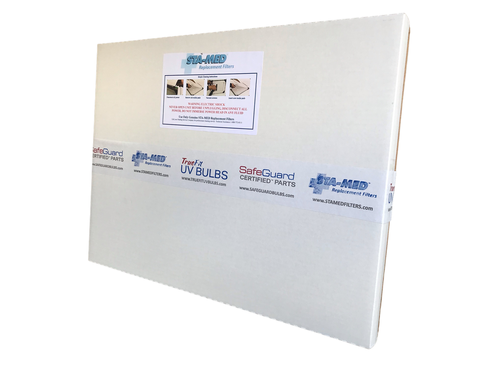 Respicaire Replacement Filter Pads by Sta-Med - 4 Changes - 20x20