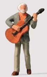 Preiser 29067 HO Scale Individual Figures Standing Guitar Player