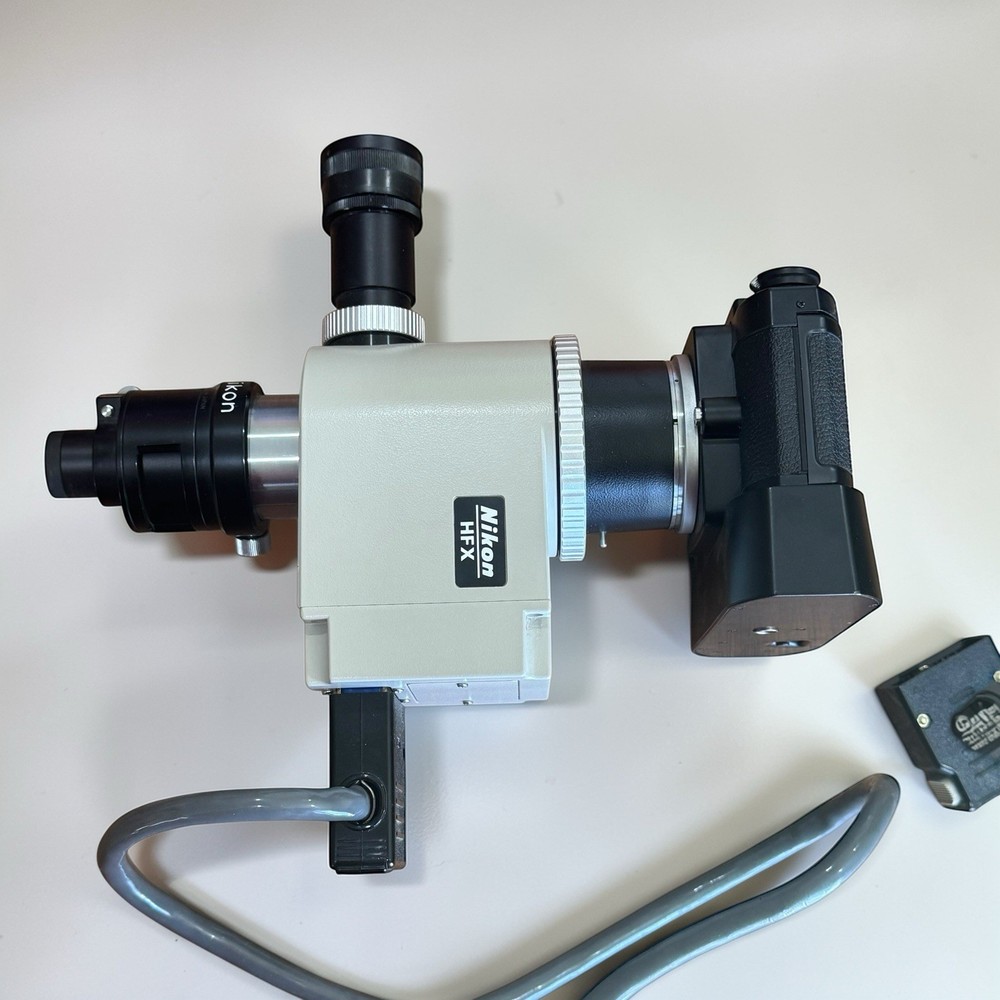 Nikon FX-35A Microscope Camera With Nikon HFX Adapter And Plug