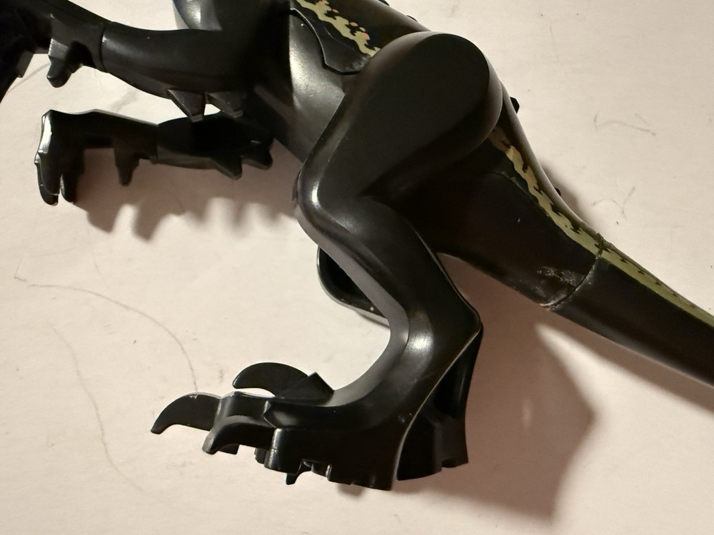 Generic Indoraptor Dinosaur Black Building Block Figure