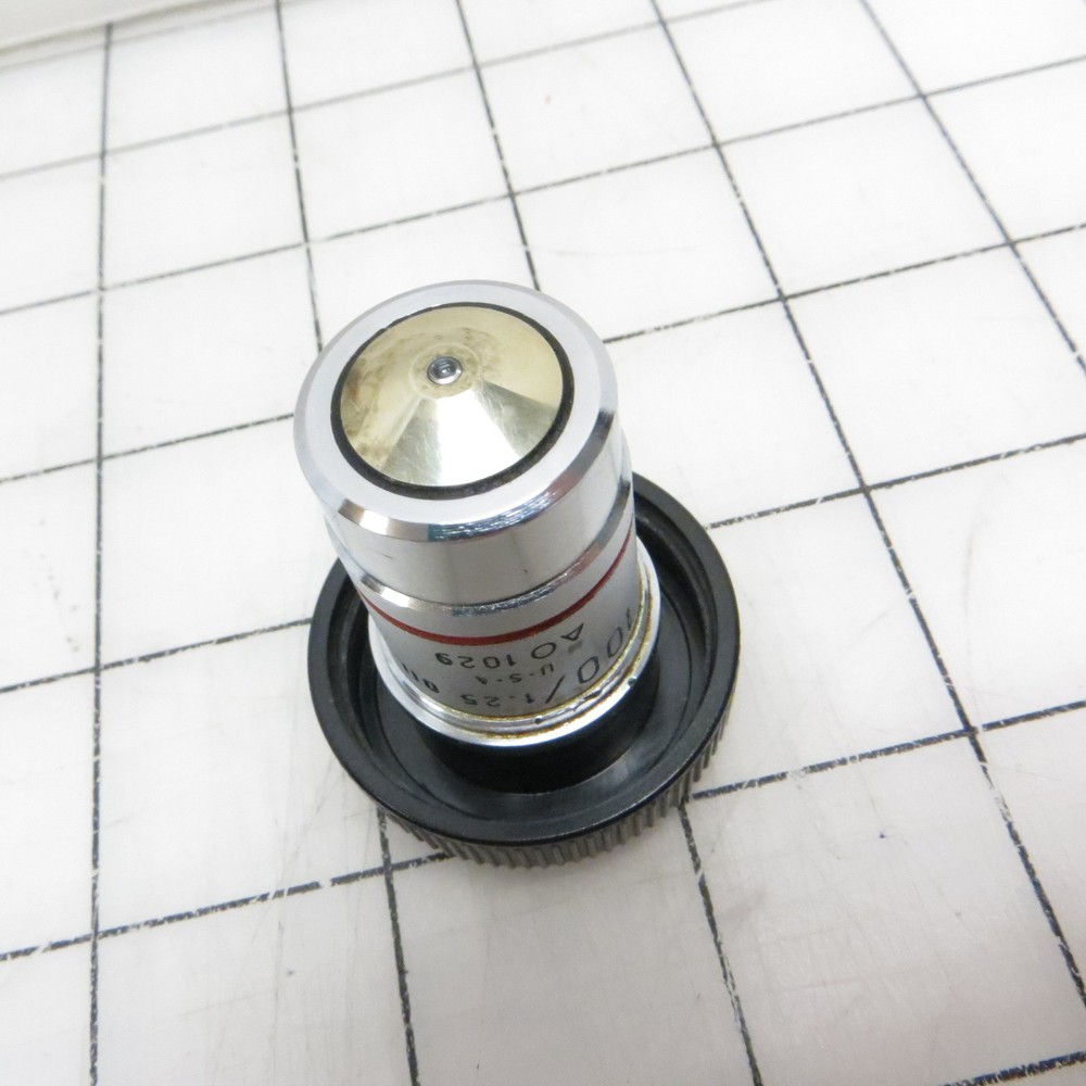 AO Spencer 100 1.25 Oil Plan Achromatic 1029 Microscope Objective
