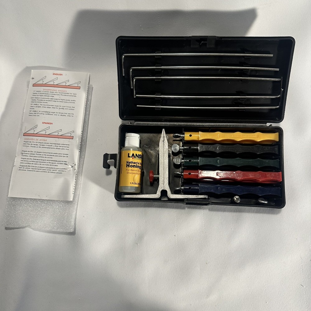 Lansky Deluxe 5-Stone Controlled-Angle Precision Knife Sharpening System