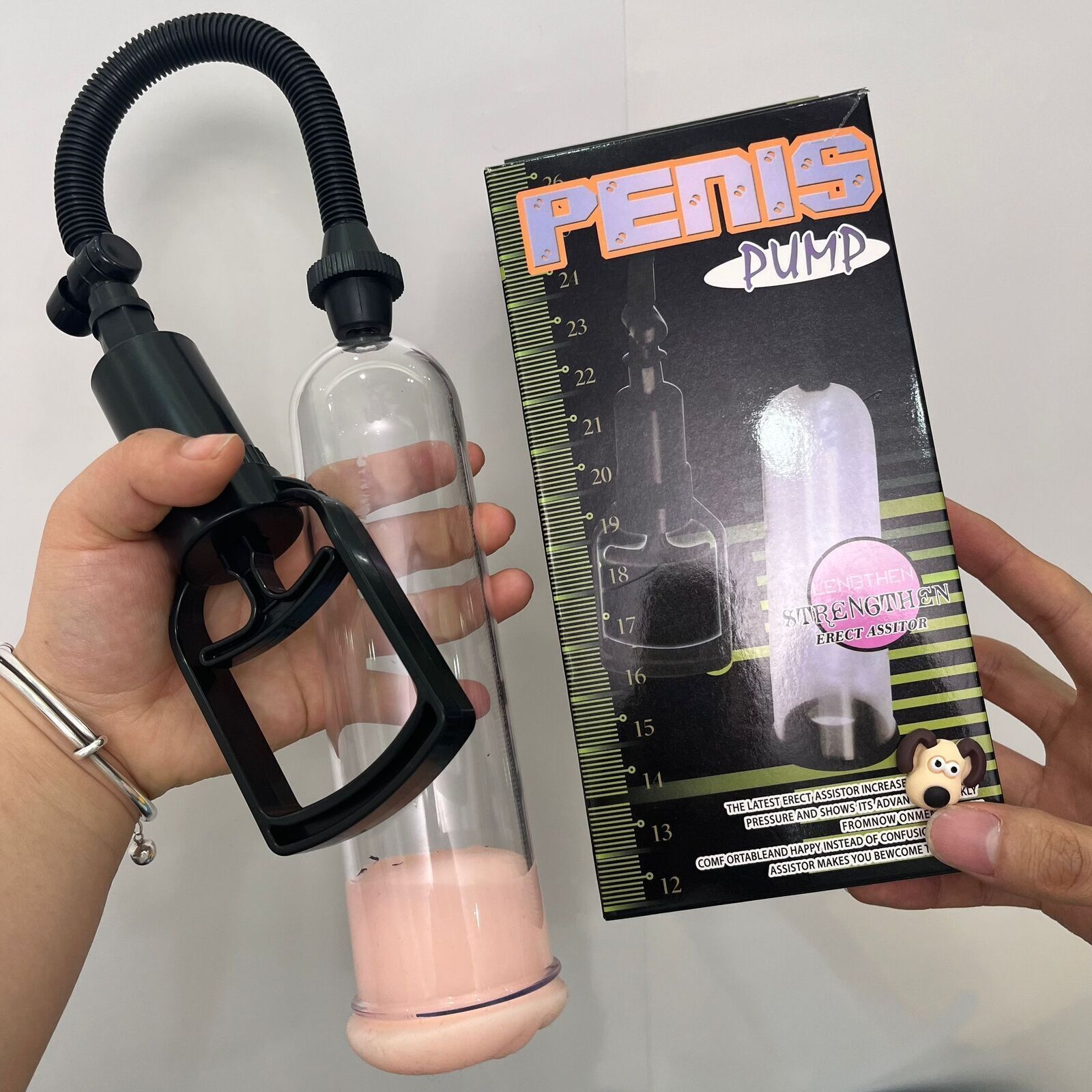 Vacuum Penis Pump for Male ED Enhancement Erectile Enlargement Penis Enlarger BG