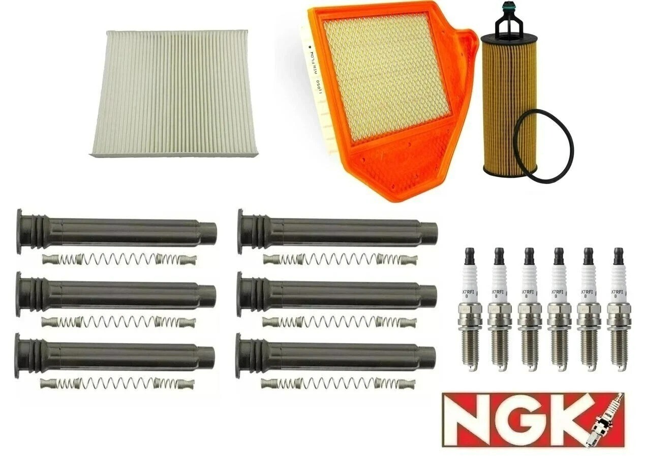 Tune-Up kit w/NGK Platinum Spark Plug 2011-2018 for Dodge Caravan 3.6L
