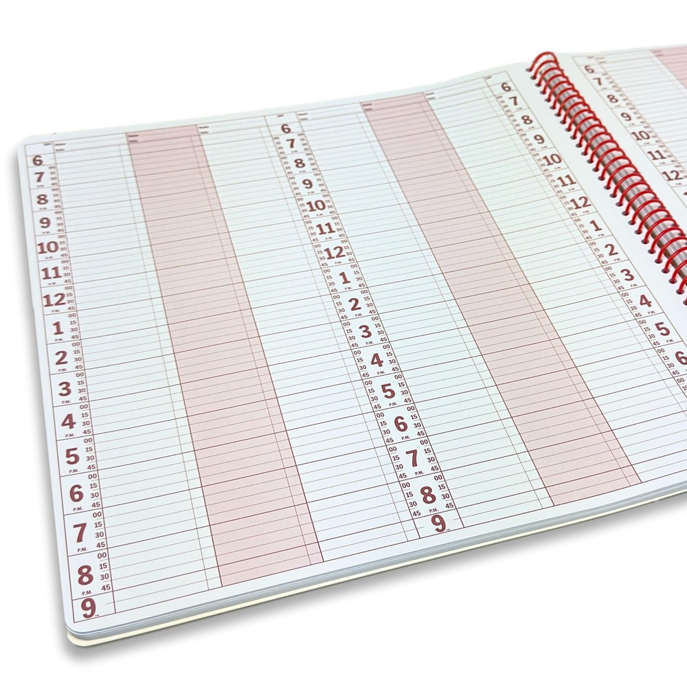 Notebook Planner 6 Column Appointment Book – for Scheduling Appointments