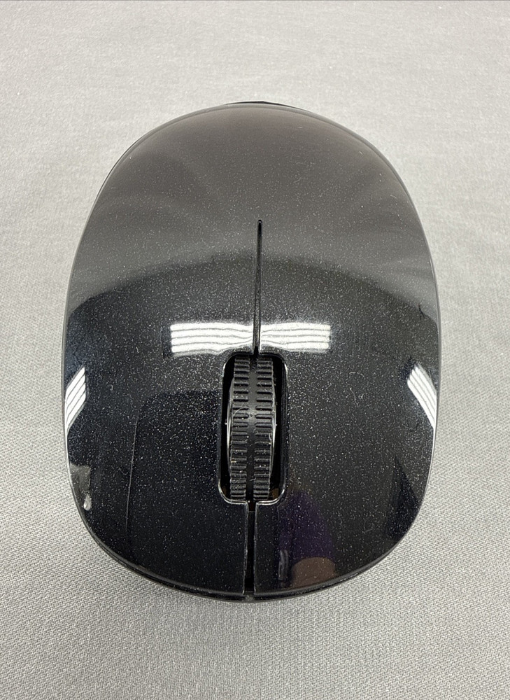 Black Sparkle LEADSAIL Wireless Optical Mouse with USB Receiver Model E701