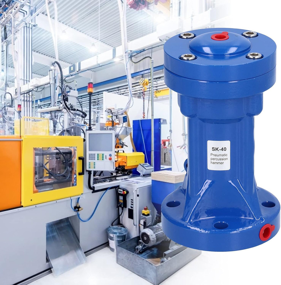 Versatile Adjustable Pneumatic Percussion Hammer for Silo Emptying & Vibration