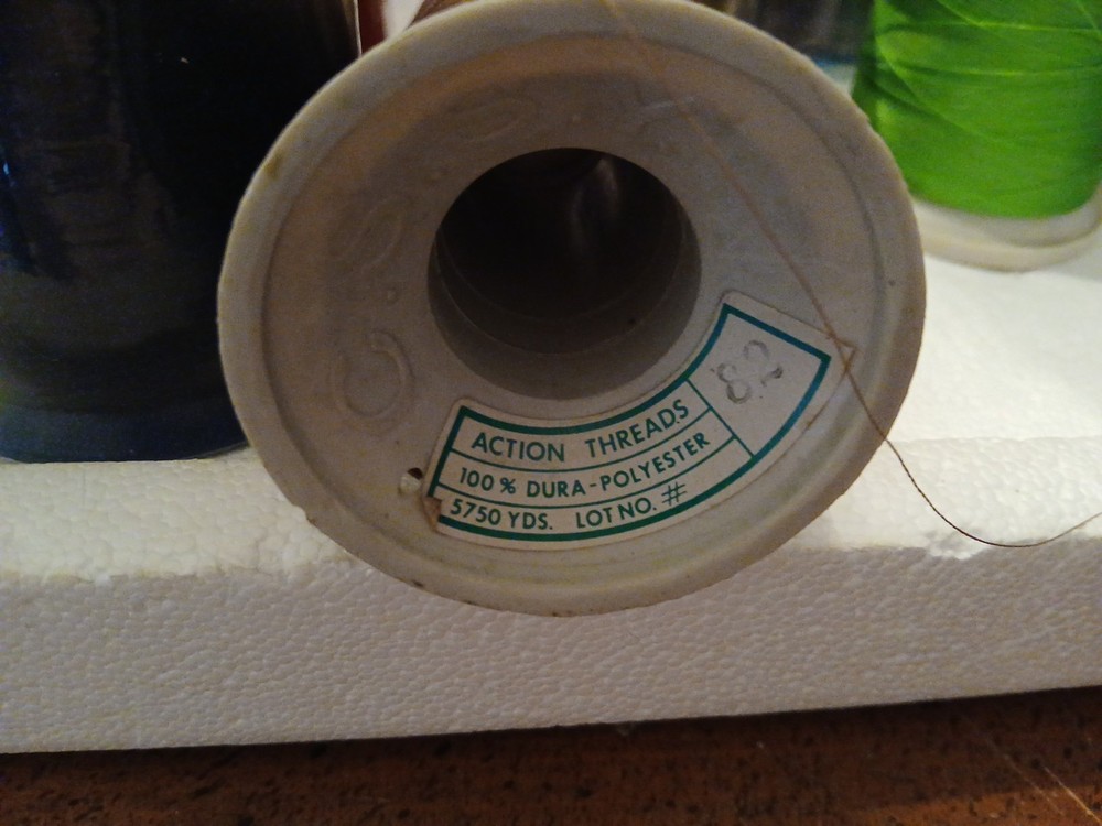 10 large dura polyester thread 5750 yrds