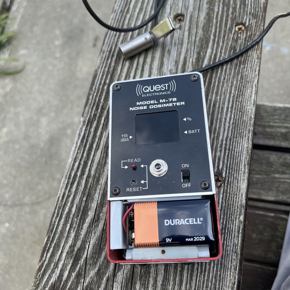 Quest Technologies M-7B Noise  Dosimeter In Case - Free Same Day Shipping!