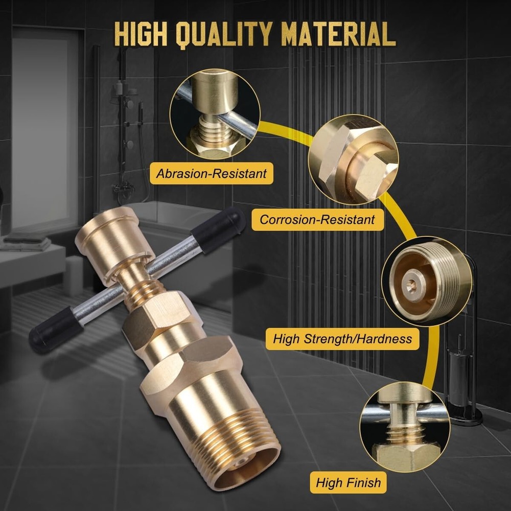 Pipe Olive Removal Tool Compression Ring Sleeve Extractor Ferrule Puller Wrench