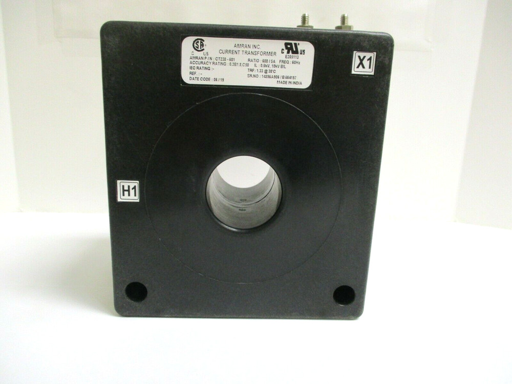 AMRAN INC., CT230-251, CURRENT TRANSFORMER , RATIO : 250 / 5A , SURPLUS