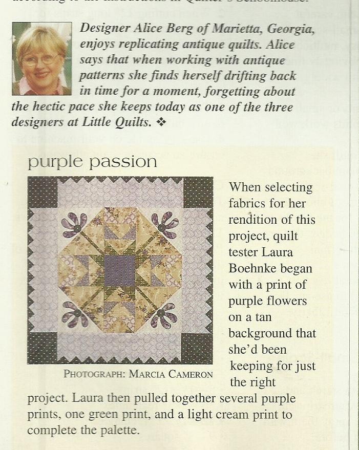B0500 LOOKING BACK QUILT PATTERN/INSTRUCTIONS