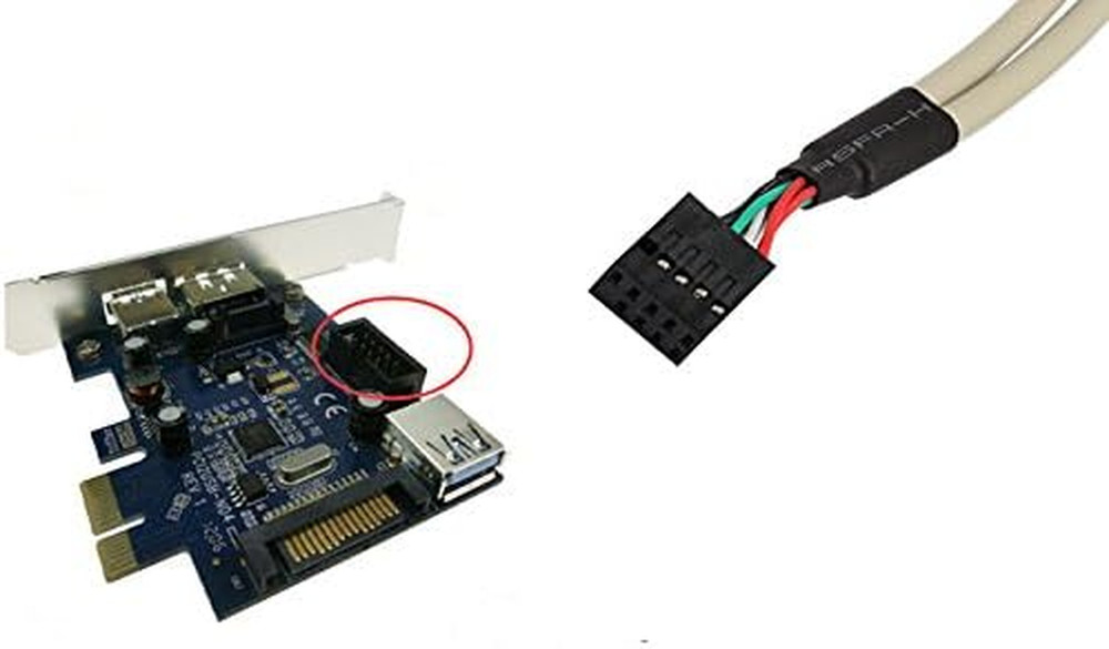 （2-Pack Computer Cables & Connectors New 2 Port USB 2.0 Motherboard Rear Panel E