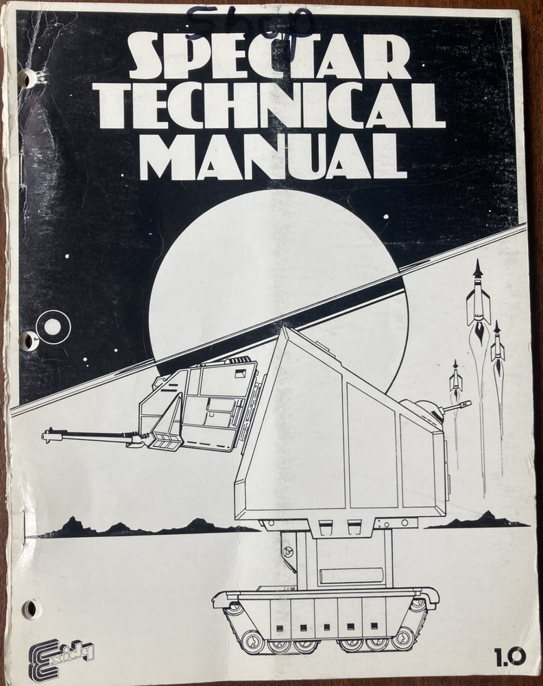 Spectar Arcade Game Manual