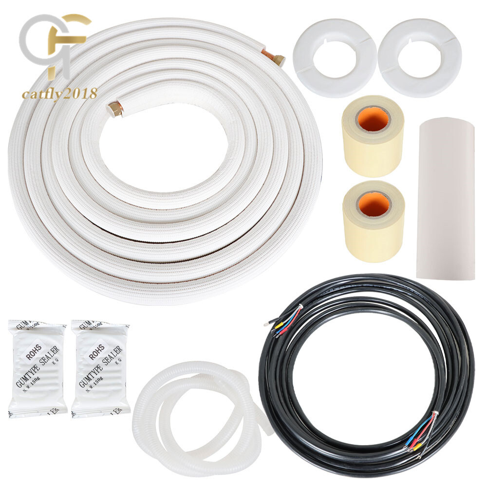 1/4 - 1/2 Dia. Install Kit For Mini Split Heat Pump Systems Three Length Options