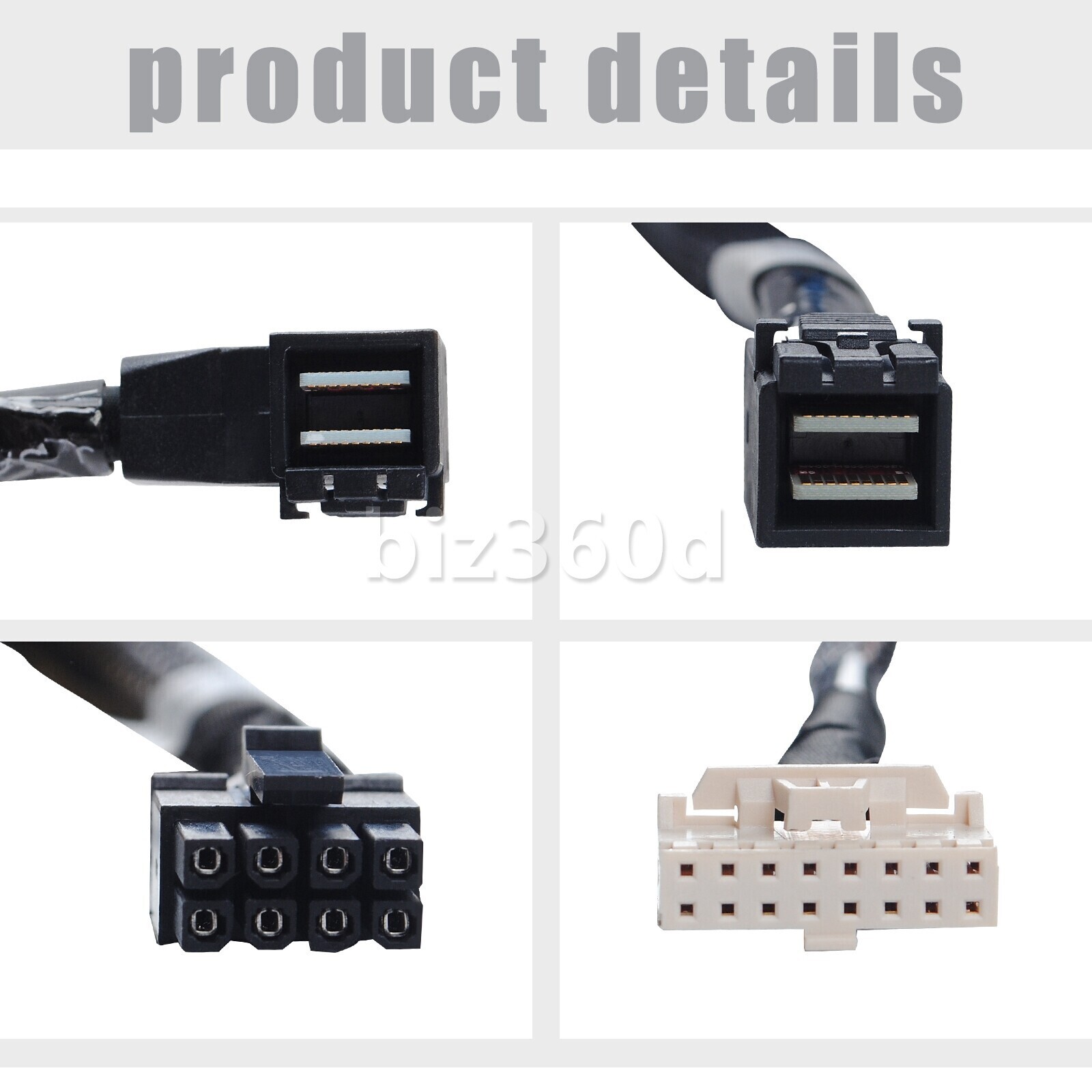 Dell R730xd 2x 2.5" SFF Rear Flex Bay HDD Backplane with Cable 6WNVX NHDXG USA