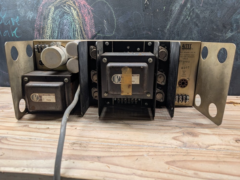 Altec Lansing 1594A Amplifier 100W Vintage Solid State Peerless Transformer
