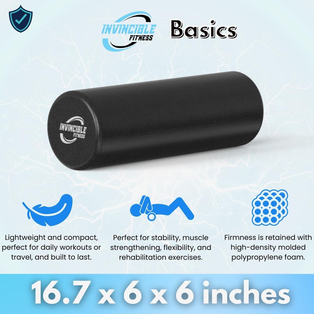 Invincible Fitn 17'' EPP Fo Roller for Deep Tissue Massa – Enhance