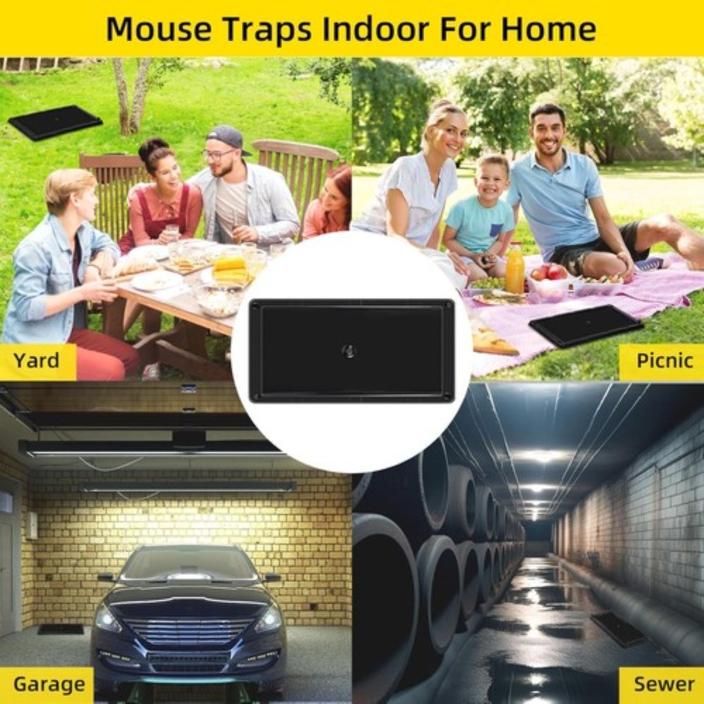 12 Pack Strong Plastic Mouse & Rat Traps – Quick & Effective Catching