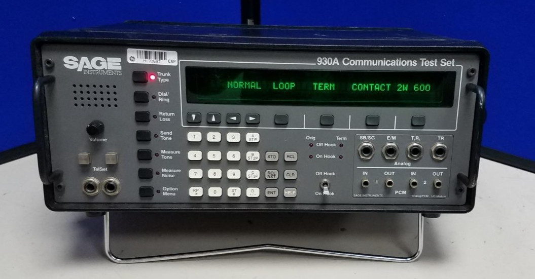 Sage Instruments 930A Communications Test Set
