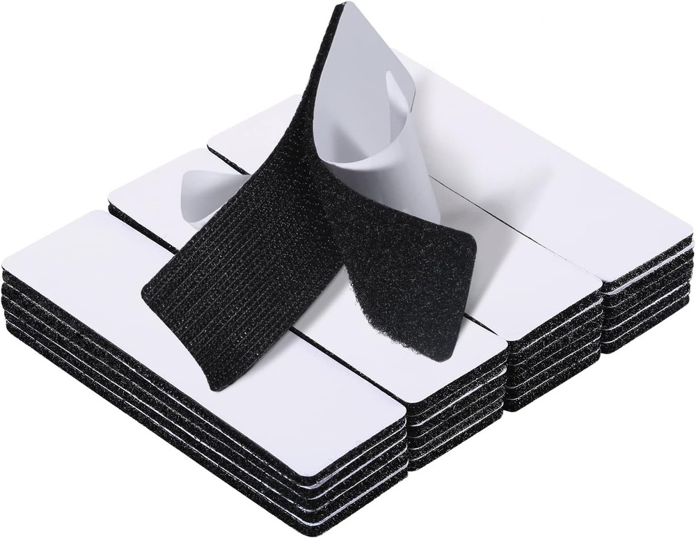 20 Sets Heavy-Duty Hook and Loop Fastener Strips 1x4 Inch - Secure & Versatile