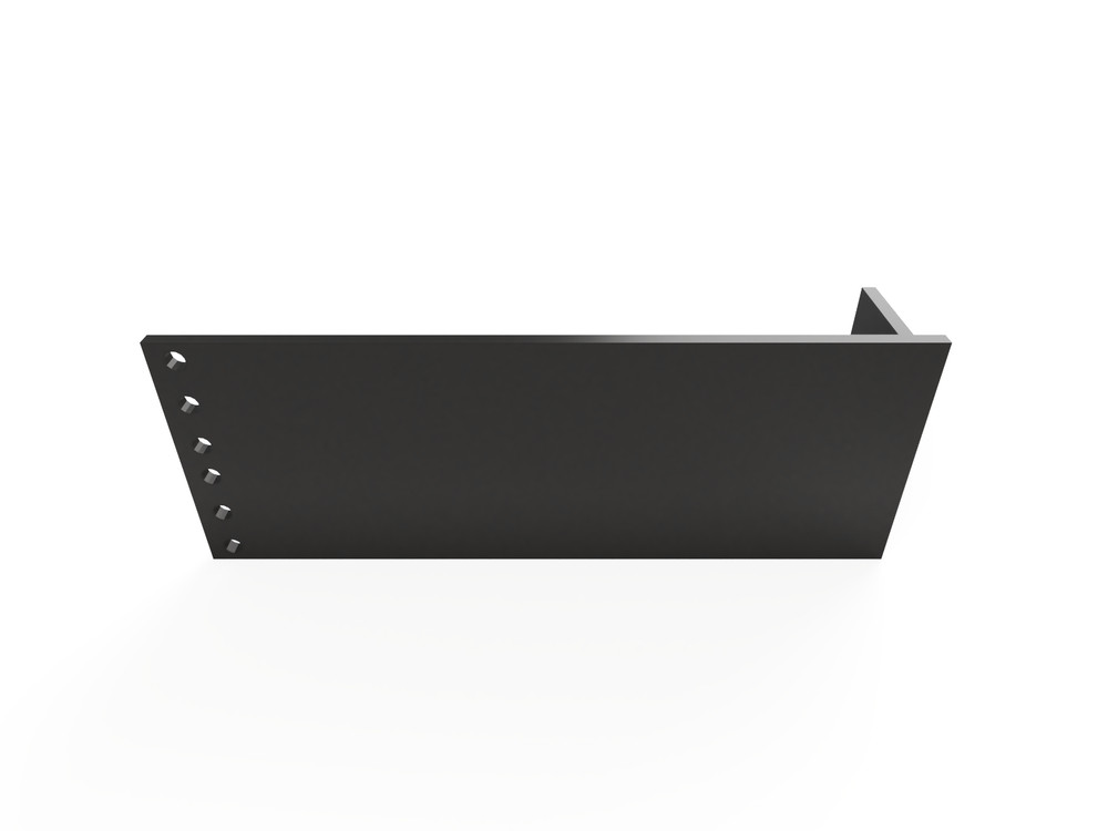 2U Blank with Power Supply Shelf (Modular)