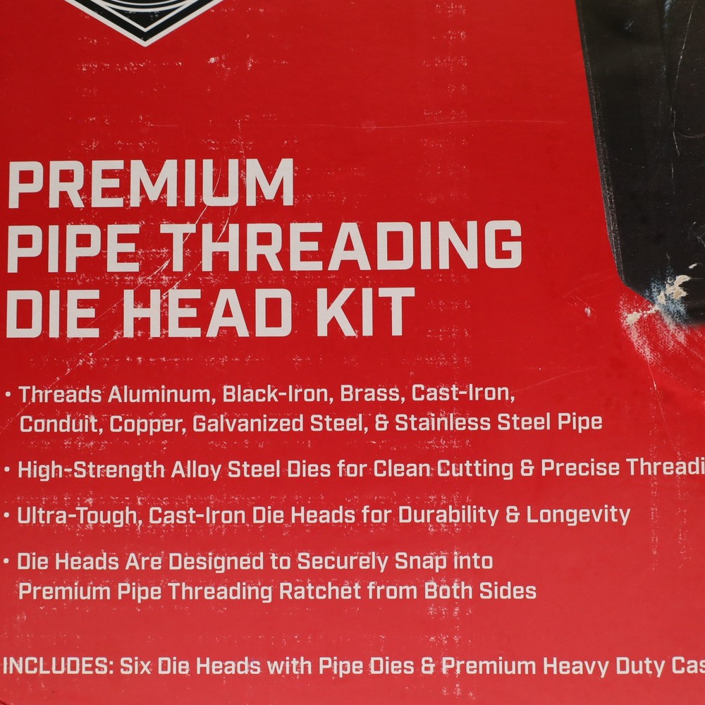 DOYLE 58941 6-Piece Premium Pipe Threading Die Head Kit
