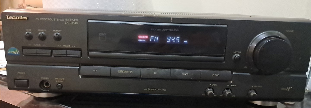 Technics Model SA EX140 - Audio/Video Stereo Receiver - No Remote