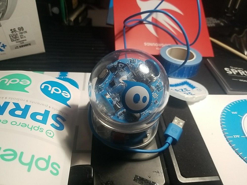 Sphero SPRK+ App-Enabled Robot Ball w/ Programmable Sensors + LED Lights - STEM