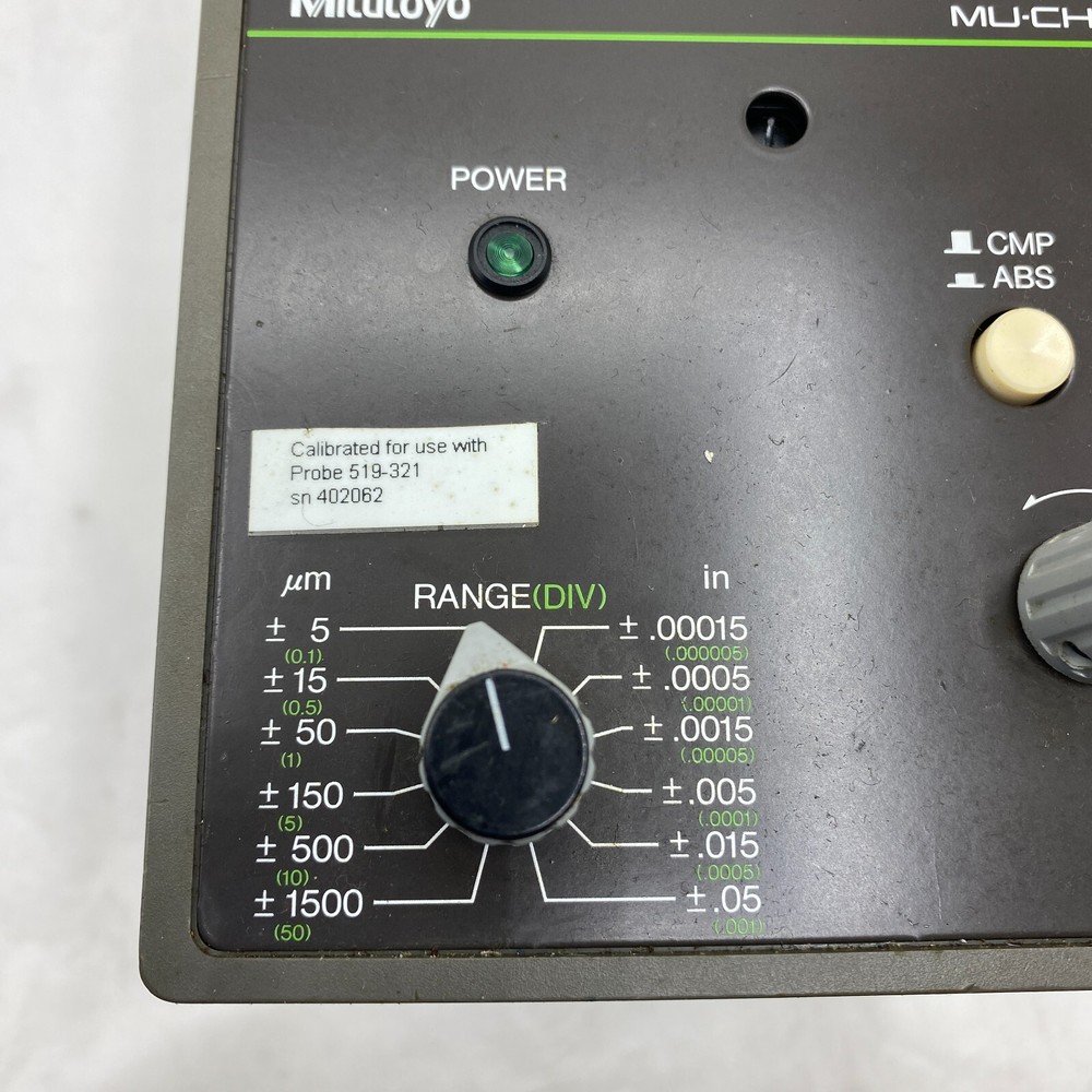 MITUTOYO MU-CHECKER MODEL M402 ACCURACY MEASUREMENT TOOL CODE NO: 519-402 🎯