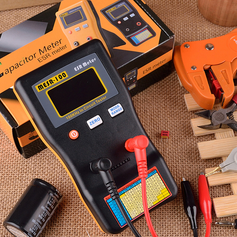 MESR-100 ESR Capacitance Ohm Meter Capacitance Internal Resistance Circuit Test