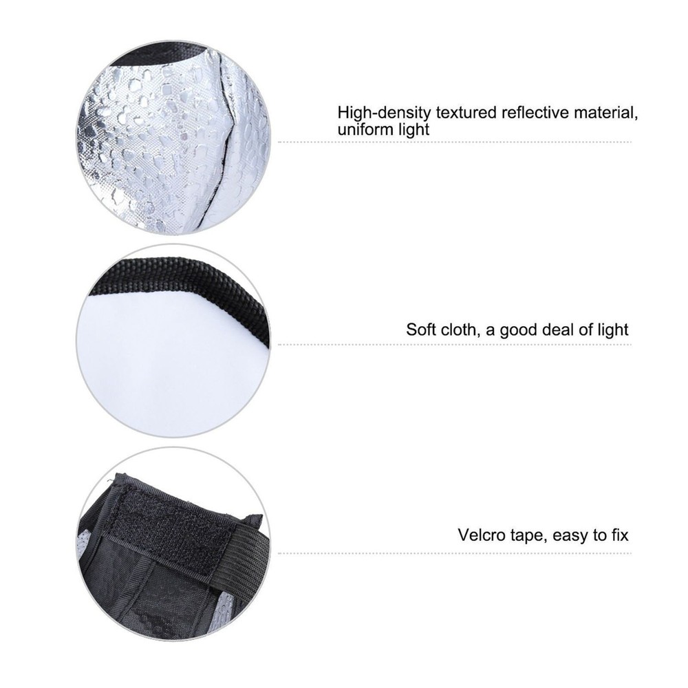 Camera Softbox Nylon Octagonal 20cm Foldable Flash Light Diffuser Softbox