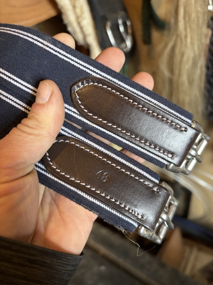 Dover Saddlery Leather Overlay Girth 48”
