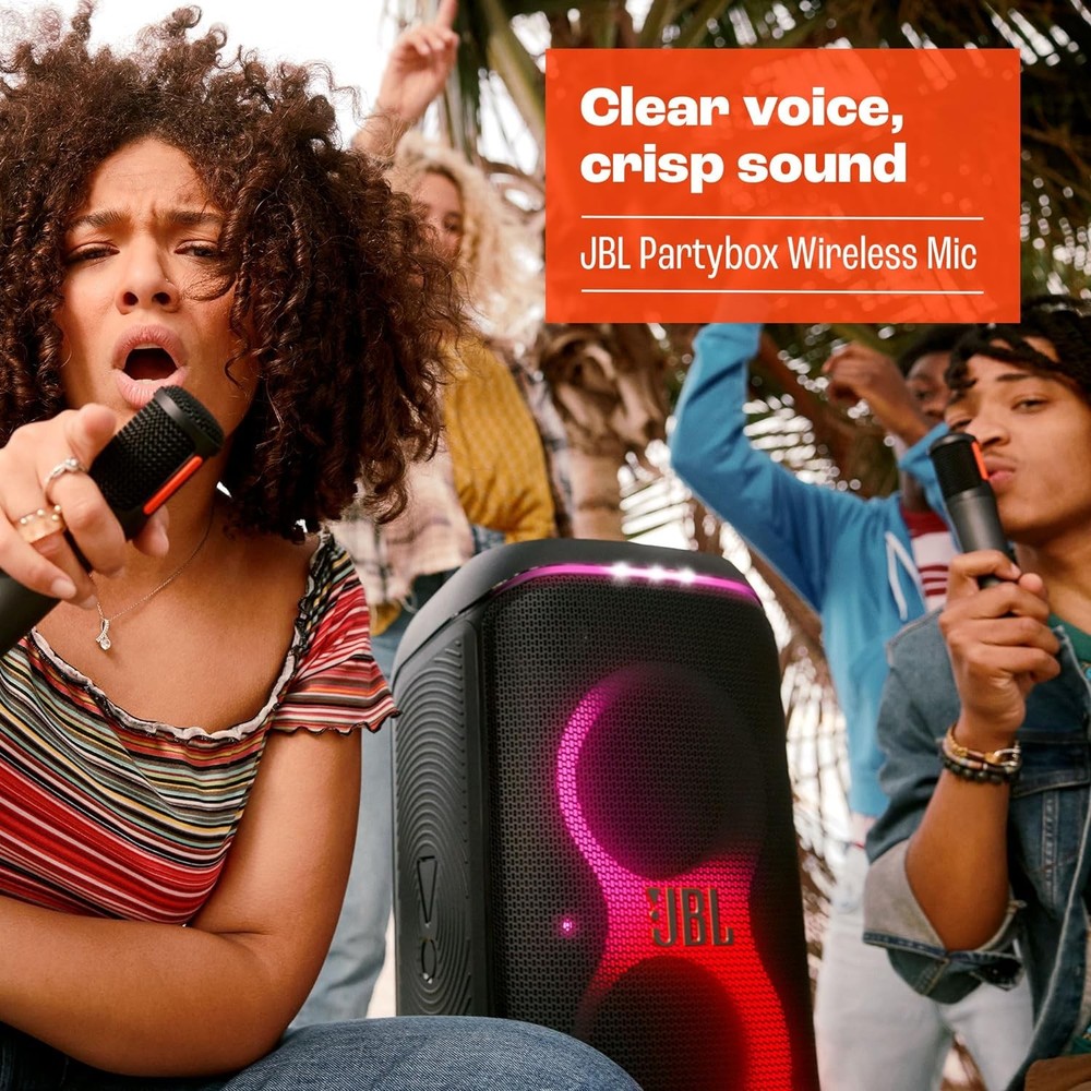 JBL JBLPBWIRELESSMICAM-Z PartyBox Wireless Two Microphone Kit - Certified