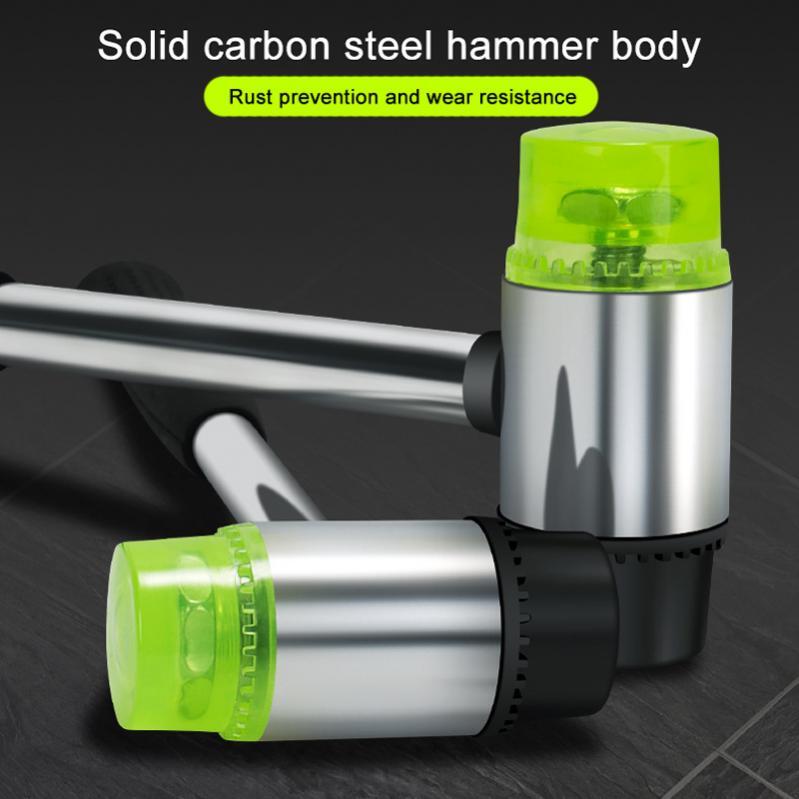 26MM Double Face SMALL RUBBER NYLON HEAD SOFT FACE MALLET HAMMER HANDLE