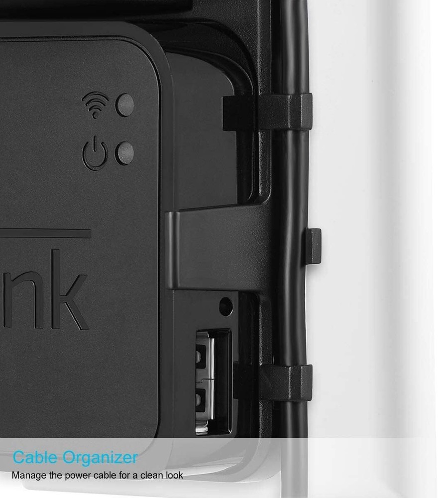 2 pack Outlet Wall Charger Mount Bracket Holder for Blink Sync Module 2