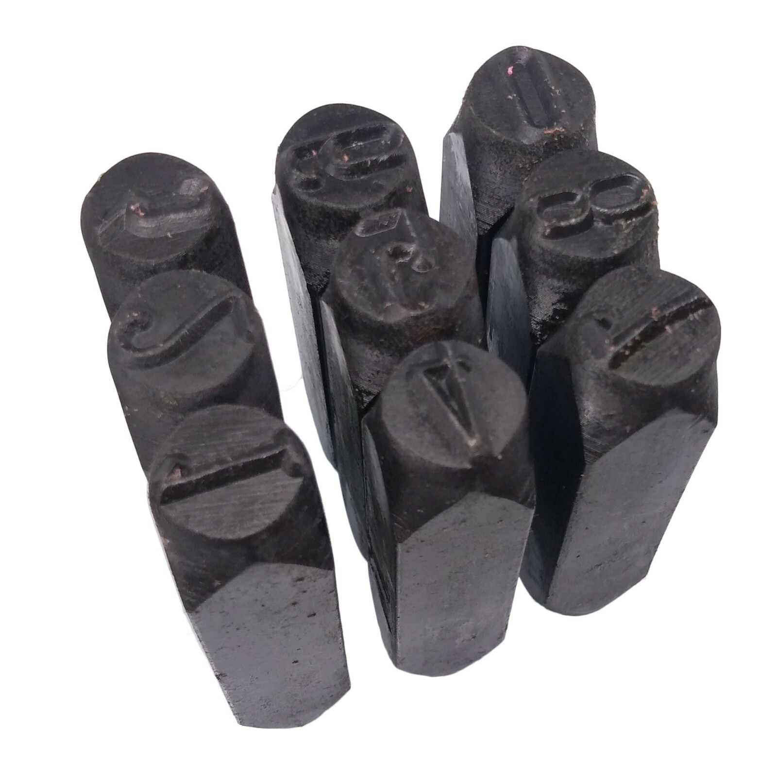 36pcs 1/2" 12.5mm Letter & Number Stamp Punch Set Hardened Steel