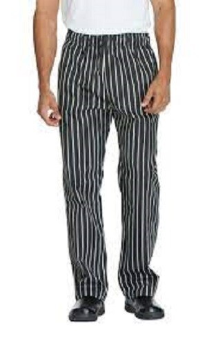 Dickies Chef Adult Traditional Drawstring Chef Pants DC-11 XXS stripe 28X30