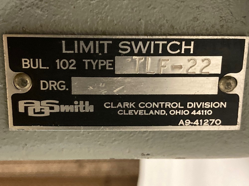 AO Smith,TLF-22,Limit Switch Control