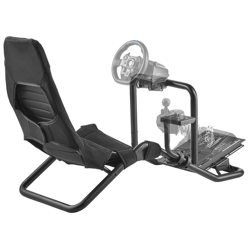 VEVOR Racing Simulator Cockpit Wheel Stand Integrated Fit Logitech Thrustmaster