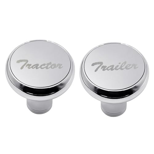 Upgrade Air Brake Knobs for Tractor Trailer - Aluminum Air Valve Knobs (2PCS)