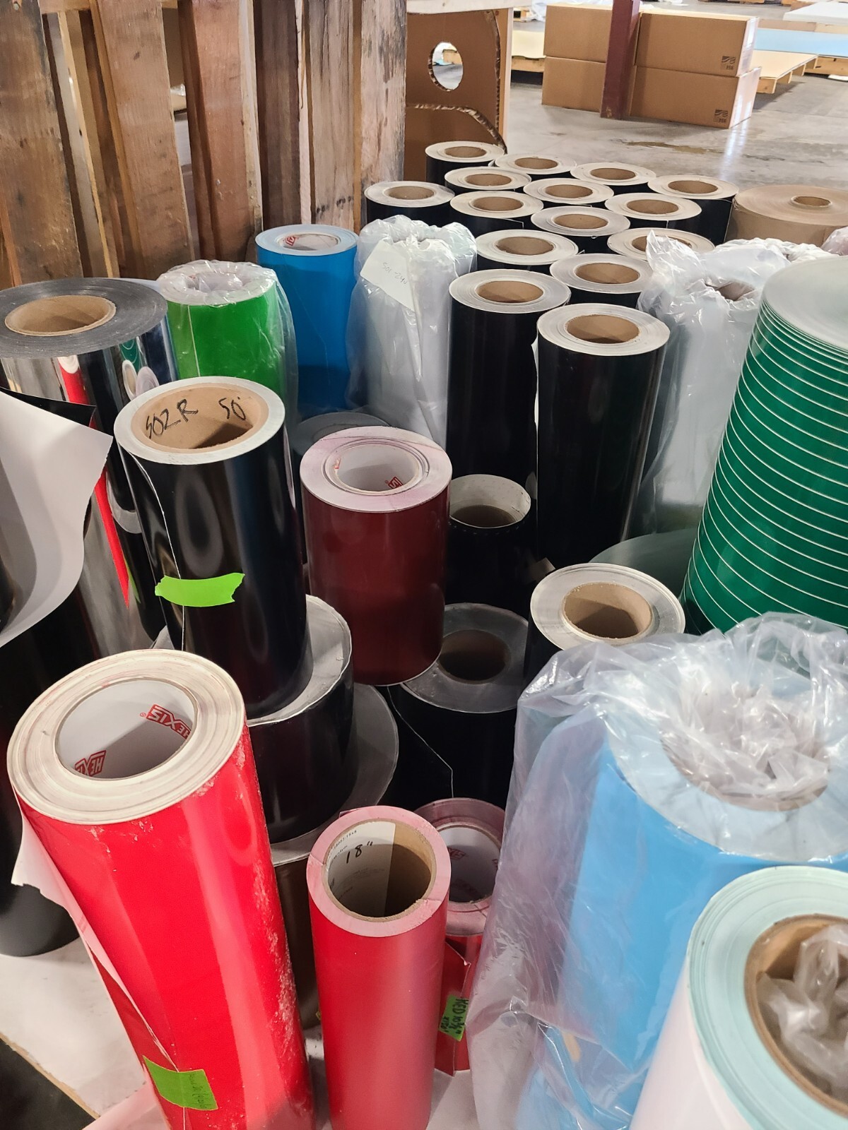 Black Color Sign Vinyl Cut Calendar Self-Adhesive (Like Oracal 651) 5-year Rolls