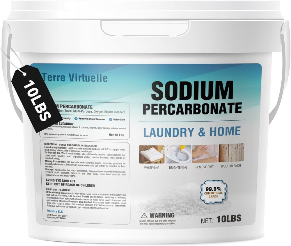 Sodium Percarbonate – Oxygen Bleach Powder & Laundry Booster – Multi-Purpose Cle